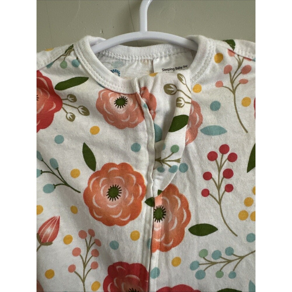 Zipadee Zip Sleep Sack Baby Small Pink Flowers Sleeping 4-8 Months Pajamas - Picture 3 of 8